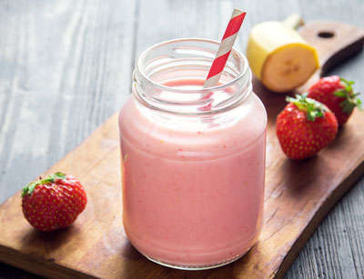 banana strawberry smoothie recipe