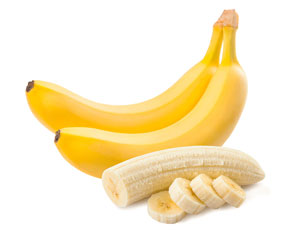 sliced bananas