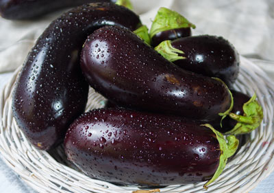 fresh eggplant