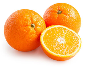 alkaline-forming oranges